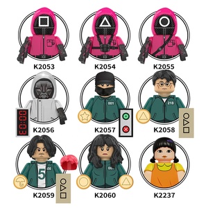 Hot TV Movie Round Six <strong>Game</strong> Building Blocks Action Figures Heads <strong>Mask</strong> Building Blocks Action Mini Kids Toys for Promotion Gift - Product Image 2