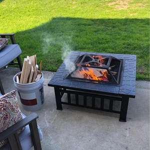 Fournitures de jardin <span class=keywords><strong>Table</strong></span> de <span class=keywords><strong>brasero</strong></span> multi-fonctions pour arrière-cour <span class=keywords><strong>Table</strong></span> carrée pour <span class=keywords><strong>barbecue</strong></span> Grill <span class=keywords><strong>Table</strong></span> - Product Image 3