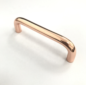 U Shape Furniture Accessories Hardware Kitchen <strong>Cupboard</strong> Pull Rose Gold <strong>Copper</strong> Color Solid Bent <strong>Handle</strong> - Product Image 4