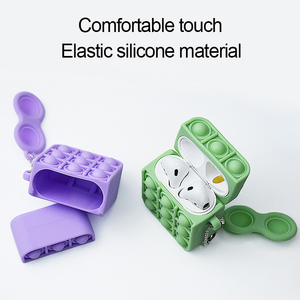 Suitable for <strong>Airpods</strong> 1nd <strong>Generation</strong> / <strong>2nd</strong> Wireless Earbud <strong>Cases</strong> Silicone Decompression Earphone <strong>Case</strong> Color Headphones <strong>Case</strong> - Product Image 5
