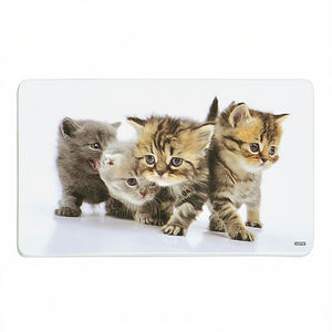 Tabla de desayuno KESPER con estampado de gatos, paquete de 5 tablas de cortar para uso en la cocina - Product Image 2