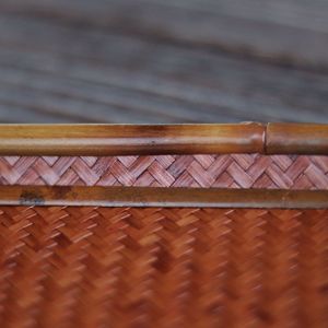Bamboo Serving <b>Tray</b> Rectangular <b>Large</b> Handmade Tea <b>Tray</b> For Tea Room Fruit Storage - Product Image 4