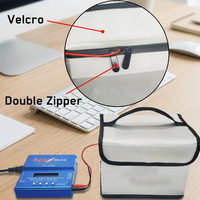 Sac de stockage LiPo personnalisé OEM d'usine, grande capacité, étanche, ignifuge, anti-explosion, pour batterie au lithium