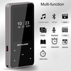 Reproductor MP3/MP4 portátil con pantalla táctil de 2.4 pulgadas, Bluetooth, HiFi, sin pérdidas, con función de libro electrónico, radio FM y grabadora. - Product Image 3