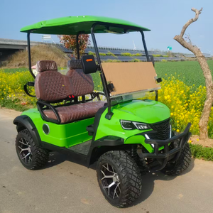 <span class=keywords><strong>Voiturette</strong></span> de golf tout-terrain entièrement personnalisée pour 2 passagers, homologuée pour les routes pavées et les chemins en terre battue - Product Image 1