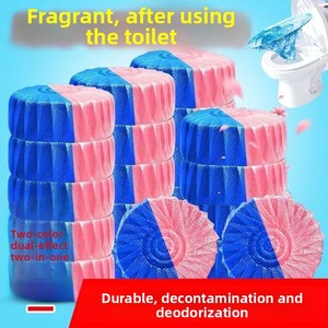 Thuốc tẩy rửa bồn cầu Blue Bubble có tác dụng kép, hương hoa hồng, dạng đặc, khử mùi và khử trùng thần kỳ - Product Image 3