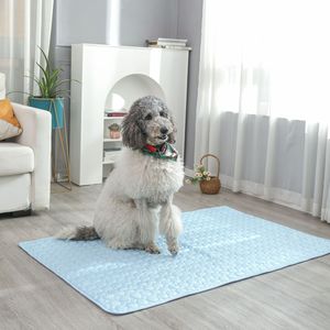 Summer <b>Cooling</b> Breathable Anti slip Anti bite Dog Nest Sofa Pet Ice Silk <b>Mat</b> Summer <b>Cooling</b> Dog <b>Mat</b> - Product Image 5