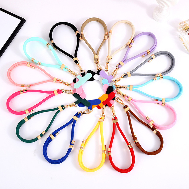 Adjustable Polyester Mobile Phone Lanyard Wrist Strap with Lobster Clips Camera Strap