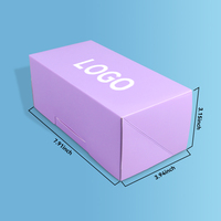 Boîtes en papier écologiques personnalisées pour petits gâteaux, beignets, desserts et biscuits, avec impression de logo pour les petites entreprises