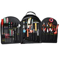 Robin Hood RUBICON Kit d'outils de télécommunications japonais RTS-55P, kit de réparation pour électricien importé avec sac de rangement