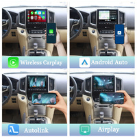 Actualización Viknav para Toyota LC200 2007-2021, Pantalla OEM para Auto, CarPlay Inalámbrico, Android Auto, DSP, Mirror Link, Decodificador Airplay