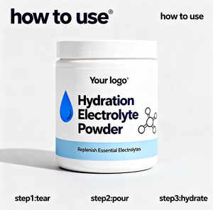 Mistura de Bebida em Pó com Eletrólitos Sabor Melancia, Suplemento Vitamínico em Pacotes para Hidratação - Product Image 4