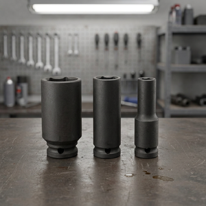 FERVI Long Impacted Socket 2.93kg 97mm Diameter Durable and Versatile Chave a Bussola <b>Tool</b> - Product Image 3