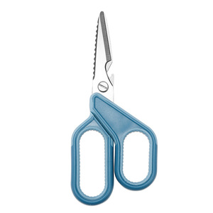 Kitchen Scissors Stainless Steel 8.5 Inch Blue Home Use Multi Purpose Cutting Tool - Product Image 4