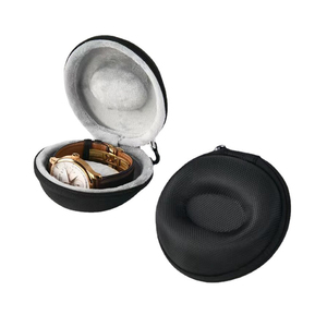 Tùy Chỉnh Người Đàn Ông Duy Nhất Của Sang Trọng Nhung Hộp Đồng Hồ Với Dây Kéo Đóng Cửa Vỏ Cứng <span class=keywords><strong>EVA</strong></span> Du Lịch Lưu Trữ Trường Hợp Món Quà Sang Trọng Cho Nam Giới - Product Image 4