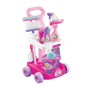 Kit d'entretien ménager amusant en plastique préscolaire pour enfants filles <span class=keywords><strong>chariot</strong></span> <span class=keywords><strong>de</strong></span> nettoyage <span class=keywords><strong>chariot</strong></span> <span class=keywords><strong>de</strong></span> nettoyage pour enfants filles - Product Image 2