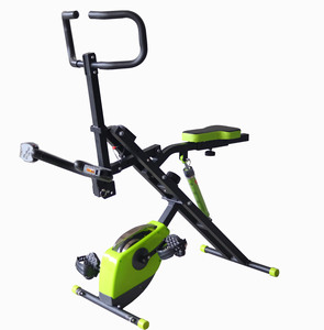 Vélo d'exercice commercial pliable pour usage domestique, fitness abdominal, entraînement complet du corps, type <span class=keywords><strong>Horse</strong></span> Riding, capacité 120 kg - Product Image 1