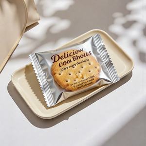 <b>Transparent</b> Moisture Proof Heat Seal Plastic Food Packaging <b>Bags</b> with Gravure Printing for Bread Bakery Snacks Desserts - Product Image 2