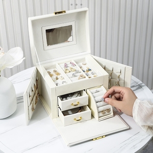 Nouveaux produits explosifs lancés : Étuis à bijoux grande capacité, étuis de voyage pour bijoux, étuis à bijoux portables de voyage - Product Image 4