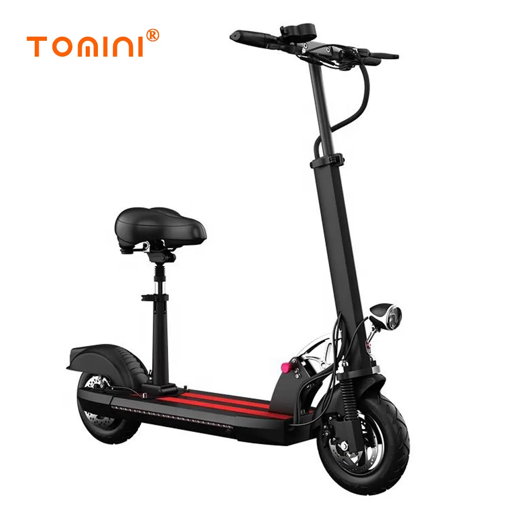 Tomini çin üreticileri 350W 500W İki tekerlekli taşınabilir elektrikli scooter ile ayrılabilir koltuk