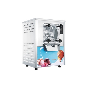 Горячая распродажа, Настольная маленькая машина для мороженого с твердым мороженым, 16-20 л/ч, автоматическая машина для мороженого с фруктами и молоком, для магазина десертов - Product Image 2