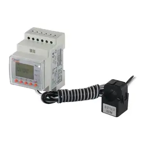 Acrel LCD Single phase Din Rail PV/Solar Inverter Energy Meter max 120A Electric Power Data Logger Display ACR10R-D16TE