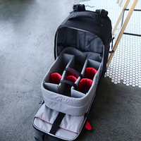 Großhandel Kamera-Rucksack Trolley-Tasche mit Stativhalterung Diebstahlsicher Wasserdichte Kameratasche Passend für 15,6 Zoll Laptop
