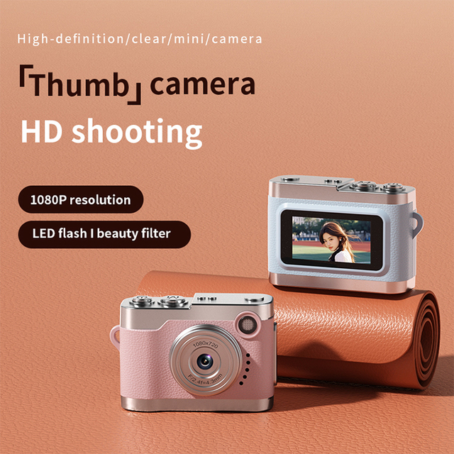 M36 Portable Trendy Toys Mini Digital Camera Multi-Style Filters HD Record LED Fill Light Pocket Camera for Kid Children Student