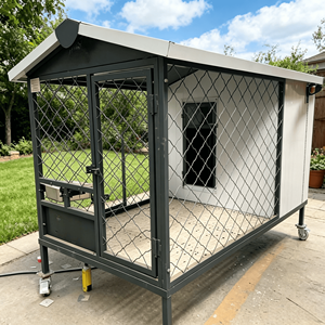 Cuccia per Animali Domestici Moderna e Lussuosa Personalizzabile, Impermeabile e Isolata per Esterni, Cuccia per Cani di Taglia Grande, Villa Prefabbricata per Animali - Product Image 2