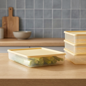 Conteneur de stockage alimentaire souple de 1,6 L, couleur jaune beurre, flexible et polyvalent - Product Image 3