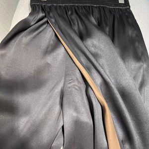 <span class=keywords><strong>Pantaloni</strong></span> Gonna da Donna <span class=keywords><strong>Larghi</strong></span> e Comodi <span class=keywords><strong>in</strong></span> Seta Xiangyun, Raso Pesante e <span class=keywords><strong>Pelle</strong></span>, alla Moda - Product Image 3