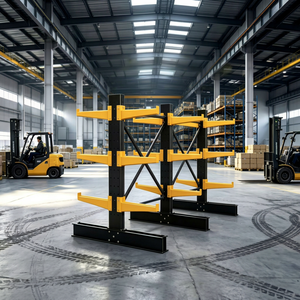 Heavy Duty Metal Rack Freestanding Vertical 4-<b>Shelf</b> Epoxy Powder Coated Backless Warehouse Storage - Product Image 1