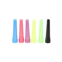 Accessoires de chicha modernes en PVC en gros – Embouts buccaux noirs jetables courts de 58 mm pour narguilé et chicha (pour bars)