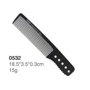 Juego de Peines Profesionales de Fibra de Carbono para Peinado, Herramientas de Estilismo de Salón, Diseño Clásico, Tamaño Grande, Color Negro - Product Image 6