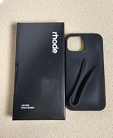 Étui de téléphone portable en silicone imperméable et antichoc de style rouge à lèvres FULINTE pour 17/16/15/14/13/12/11 Pro Max