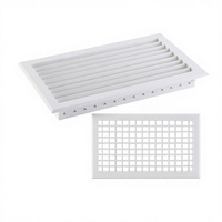 Ventes directes usine : Grilles de ventilation rectangulaires réglables à simple ou double couche pour climatisation centrale