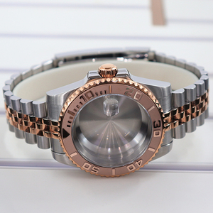 Boîtier de montre unisexe en acier pour plongée, étanche 20 ATM, verre saphir, pour mouvements <span class=keywords><strong>Seiko</strong></span> NH35 NH36/38 8215, <span class=keywords><strong>bracelet</strong></span> Jubilee, pièces de rechange - Product Image 2