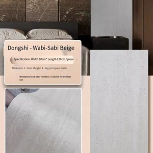 Lámina de Piedra de Travertino Ultrafina y Flexible, Resistente al Fuego, para Construcción de Paredes Exteriores, Lámina para Revestimiento de Paredes - Product Image 5