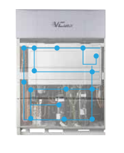 <span class=keywords><strong>Midea</strong></span> marca Vrf unidades exteriores 43ton 54hp 152kw refrigeración <span class=keywords><strong>solo</strong></span> DC inversor compresor R410A sistema HVAC <span class=keywords><strong>aire</strong></span> <span class=keywords><strong>acondicionado</strong></span> para hoteles - Product Image 6