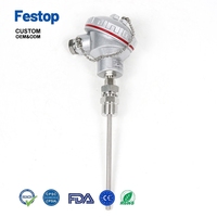 Festop Hoge Temperatuur Thermokoppel Pt100 Temperatuursensor