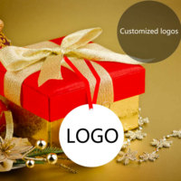 XS Ltd. Ornement de Noël en bois personnalisé, rond en MDF, impression par sublimation, pendentif de Noël vierge, ornements à suspendre à l'arbre