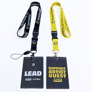 Nouveau Lanyard Personnalisé Imperméable Sublimé Motif Art Populaire pour Événements, Pass VIP, Badge d'Entrée d'Exposition, en Polyester Personnalisé - Product Image 1