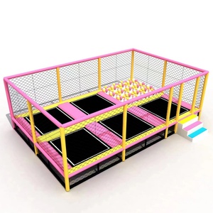 Parc de trampolines commercial robuste pour intérieur et extérieur avec toboggan pour enfants et adultes, aire de jeux, prix d'usine - Product Image 5
