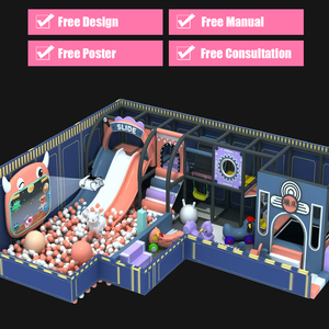 Commercial Indoor Playground Equipment Kids Soft Play Sets Custom Children <b>Slide</b> for Theme Center Toddler <b>Small</b> Business - Product Image 1