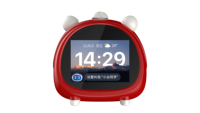 Jam Alarm Pintar Anak dengan Kontrol Suara AI Mesin Suara White Noise Timer Mainan Robot Keren untuk Anak Laki-laki dan Perempuan