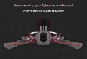 Kit de mini dron de carreras FPV de 5 pulgadas con GPS, alcance de 10 km, 15 minutos de vuelo, marco de fibra de carbono, receptor ELRS para principiantes en drones FPV. - Product Image 2