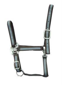 Vente en gros licol rembourré en nylon durable et réglable de haute qualité personnalisé quincaillerie NP pour cheval - Product Image 2