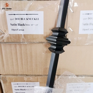 En gros, Balustre d'escalier décoratif d'intérieur carré en fer forgé creux de 1/2 pouce avec articulation simple pour <span class=keywords><strong>garde</strong></span>-<span class=keywords><strong>corps</strong></span> métallique - Product Image 2