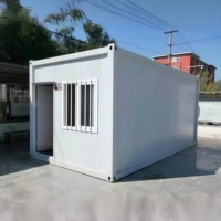 Casa Contenedor de Diseño Moderno de Ensamblaje Rápido para Uso Exterior, Refugio para Desastres y Suministro de Viviendas de Emergencia
