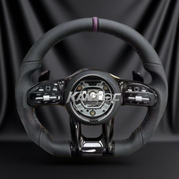 Volant AMG GLE en cuir chocolat en gros pour Mercedes-Benz W176 W211 W213 W221 W203 W204 W205 AMG GT W166